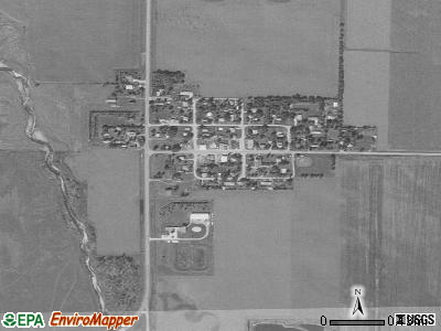 Zip code 51349 satellite photo by USGS