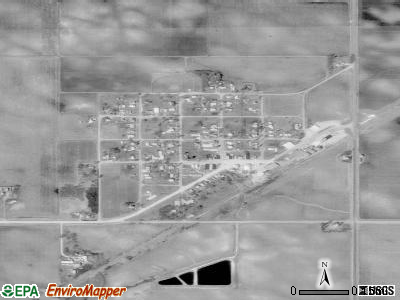Zip code 51451 satellite photo by USGS