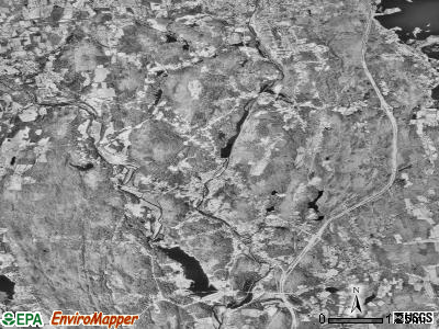 Zip code 06255 satellite photo by USGS