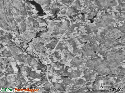 Zip code 06260 satellite photo by USGS