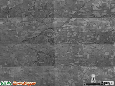 Zip code 51601 satellite photo by USGS