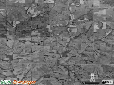 Zip code 51637 satellite photo by USGS