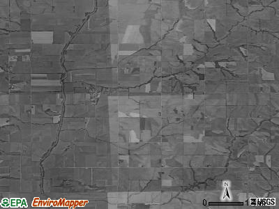 Zip code 51649 satellite photo by USGS