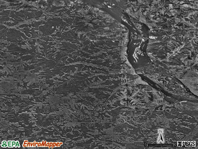 Zip code 52031 satellite photo by USGS