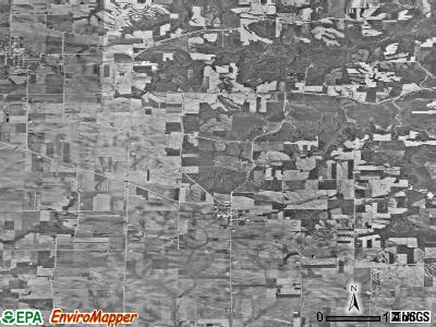 Zip code 52050 satellite photo by USGS