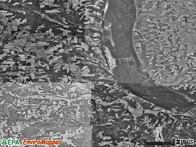 Zip code 52052 satellite photo by USGS