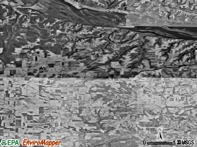 Zip code 52053 satellite photo by USGS