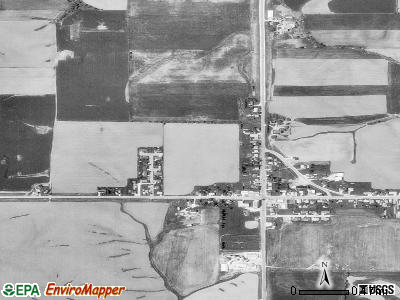 Zip code 52056 satellite photo by USGS