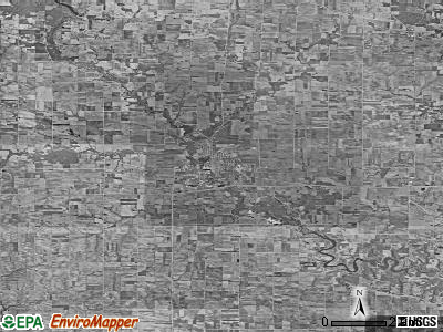 Zip code 52057 satellite photo by USGS