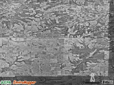 Zip code 52068 satellite photo by USGS