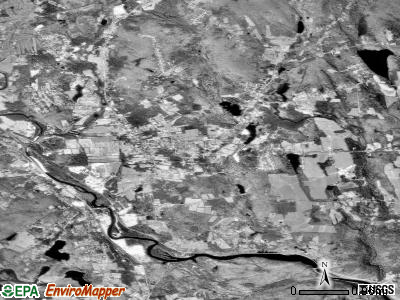 Zip code 06280 satellite photo by USGS