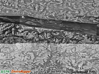 Zip code 52073 satellite photo by USGS