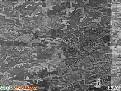 Zip code 52077 satellite photo by USGS