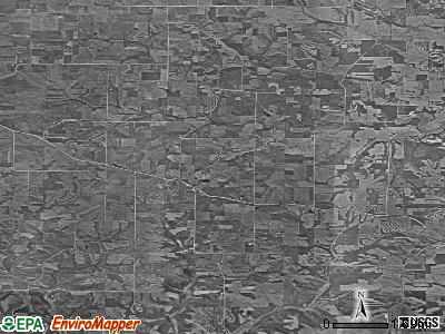 Zip code 52133 satellite photo by USGS