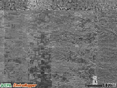 Zip code 52136 satellite photo by USGS