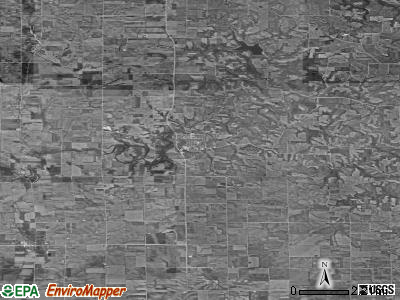 Zip code 52142 satellite photo by USGS
