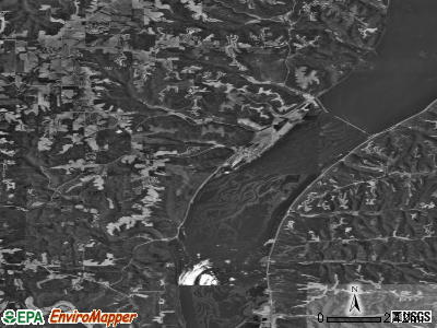 Zip code 52146 satellite photo by USGS