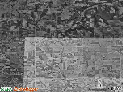 Zip code 52156 satellite photo by USGS