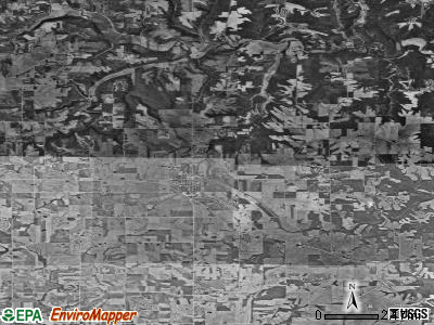 Zip code 52159 satellite photo by USGS