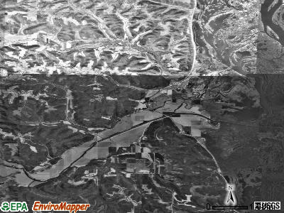 Zip code 52160 satellite photo by USGS