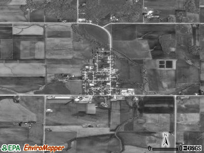 Zip code 52163 satellite photo by USGS