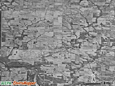 Zip code 52210 satellite photo by USGS