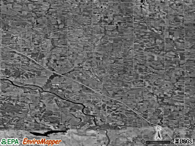 Zip code 52213 satellite photo by USGS
