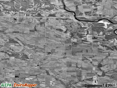 Zip code 52227 satellite photo by USGS