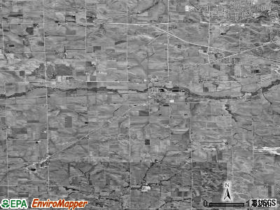 Zip code 52228 satellite photo by USGS