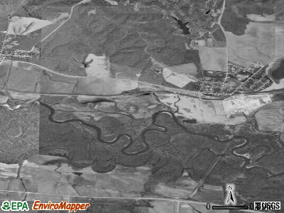 Zip code 52307 satellite photo by USGS