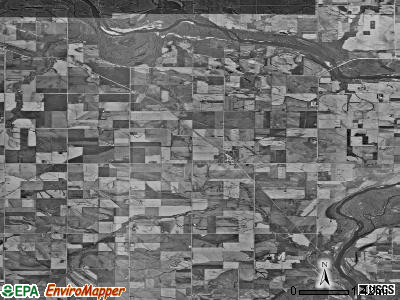 Zip code 52313 satellite photo by USGS