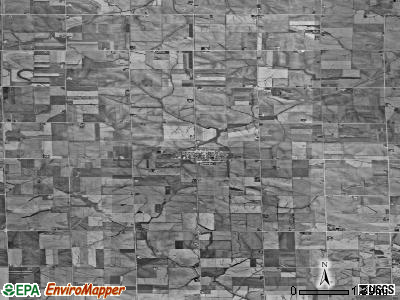 Zip code 52315 satellite photo by USGS