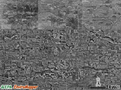 Zip code 52316 satellite photo by USGS