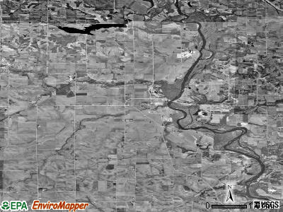 Zip code 52324 satellite photo by USGS