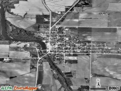 Zip code 52326 satellite photo by USGS