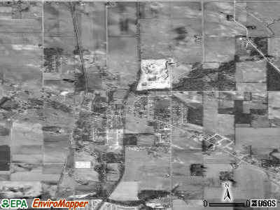 Zip code 52328 satellite photo by USGS