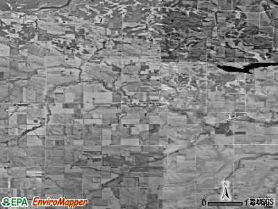 Zip code 52332 satellite photo by USGS