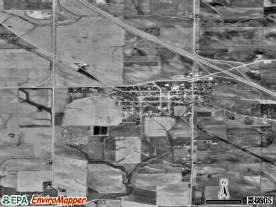 Zip code 52345 satellite photo by USGS
