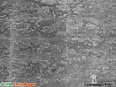 Zip code 52349 satellite photo by USGS