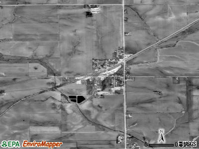 Zip code 52351 satellite photo by USGS