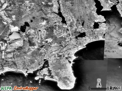 Zip code 06357 satellite photo by USGS