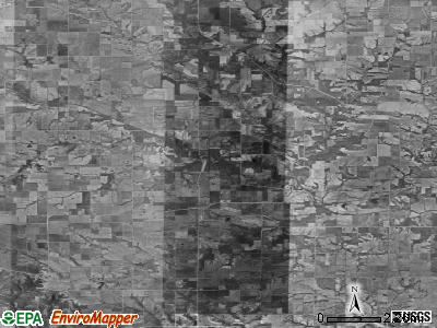Zip code 52533 satellite photo by USGS