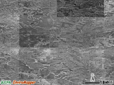 Zip code 52536 satellite photo by USGS