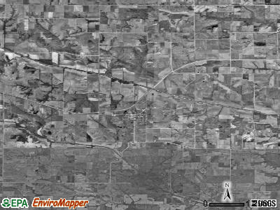 Zip code 52542 satellite photo by USGS