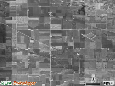 Zip code 52543 satellite photo by USGS