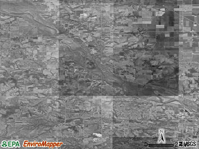 Zip code 52553 satellite photo by USGS