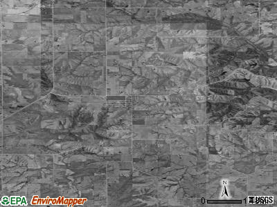 Zip code 52555 satellite photo by USGS