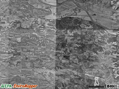 Zip code 52560 satellite photo by USGS