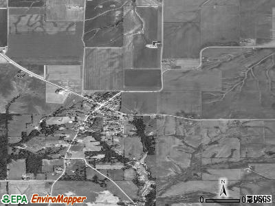 Zip code 52566 satellite photo by USGS