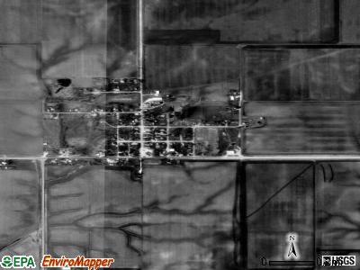 Zip code 52568 satellite photo by USGS